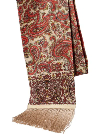Valentino Garavani Scarves And Foulards In Brown