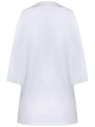 Alexander Mcqueen Ribbed Knit Top In White