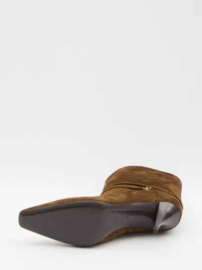 Saint Laurent Suede Niki Boots