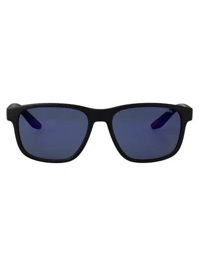 Prada Full Frame Sunglasses In Blue
