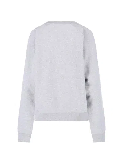Vivienne Westwood Orb-embellished Crew Neck Sweatshirt In Gray