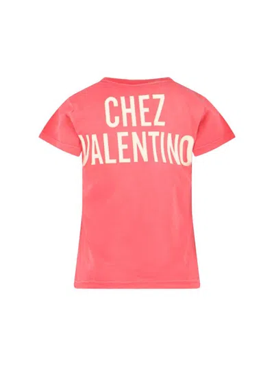 Valentino Panther Lady Graphic Print Crew Neck T-shirt