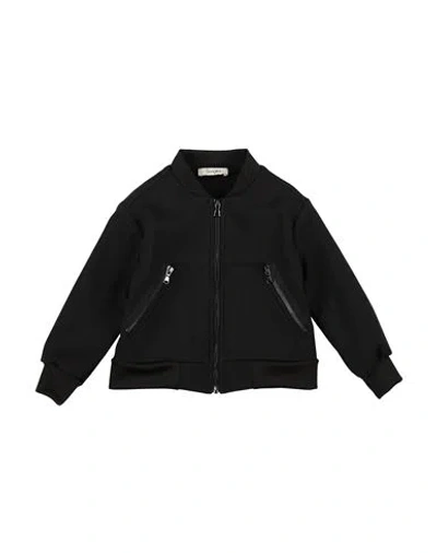 Siviglia Toddler Boy Jacket Black Size 4 Polyester, Elastane In Black