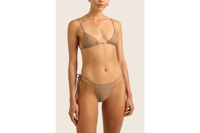 Hope And May Women's Tilla String Triangle Bikini Top