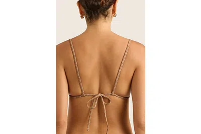 Hope And May Women's Tilla String Triangle Bikini Top