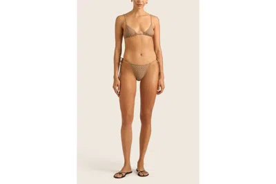 Hope And May Women's Tilla String Triangle Bikini Top