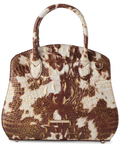 Brahmin Rosetta Melbourne Di Leather Satchel