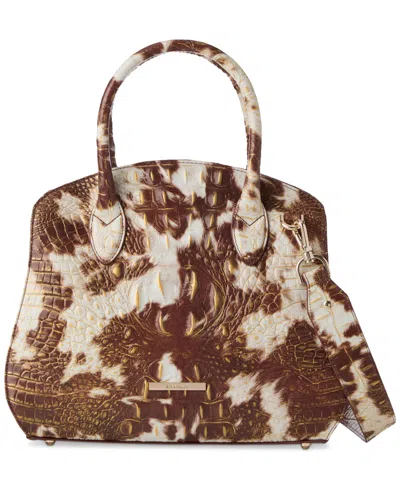 Brahmin Rosetta Melbourne Di Leather Satchel
