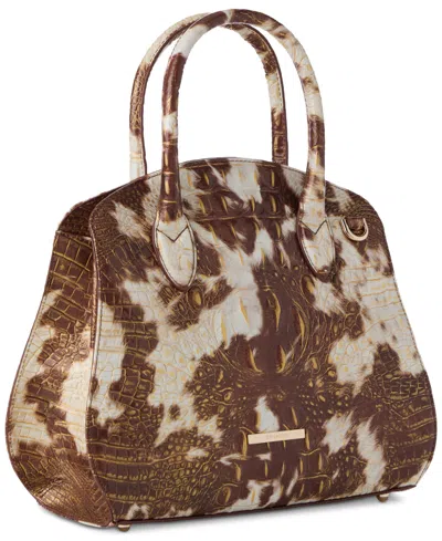 Brahmin Rosetta Melbourne Di Leather Satchel