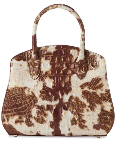 Brahmin Rosetta Melbourne Di Leather Satchel