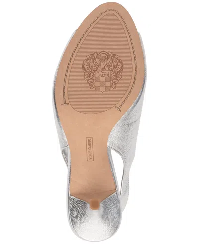 Vince Camuto Pavles Ankle Strap Sandal In Silver