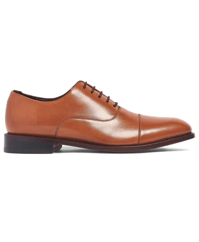 Anthony Veer Men's Clinton Cap-toe Leather Oxfords