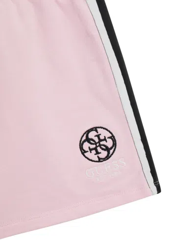 Guess Big Girl Active Shorts In Pink