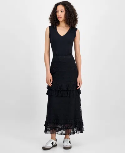And Now This Women's Lace Tiered Maxi Skirt, Exclusively At Macy's