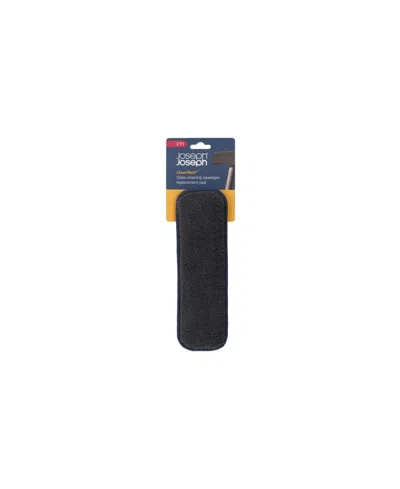 Joseph Joseph Cleantech 10.5" Glass Cleaning Squeegee Replacement Pad In Black