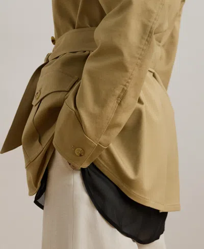 Ralph Lauren Women's Double-faced Stretch Cotton Field Jacket