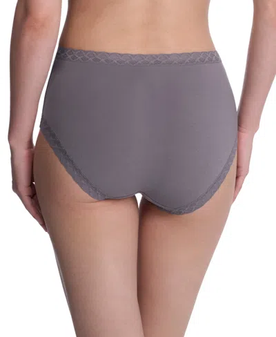 Natori Bliss Lace-trim High Rise Cotton Brief 755058
