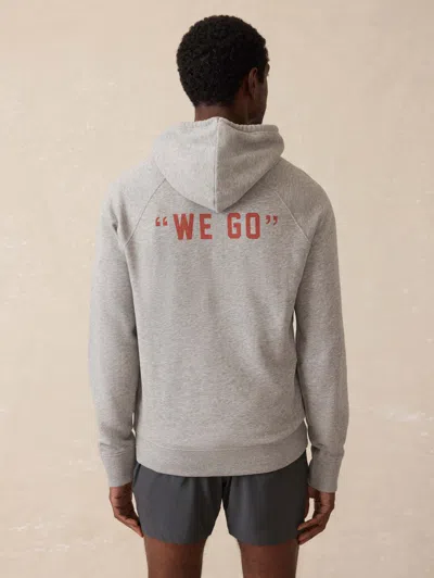 Faherty Surf Ghana High Standard Fleece Hoodie In Gray