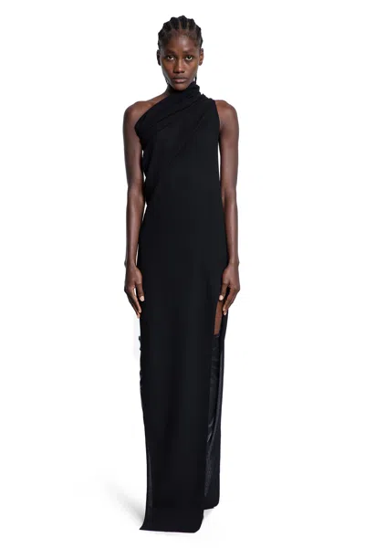 Rick Owens Woman Black Dresses In Black
