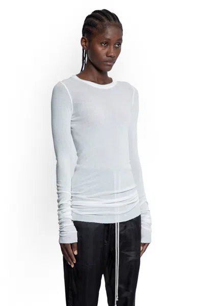 Rick Owens Woman White T-shirts & Tank Tops