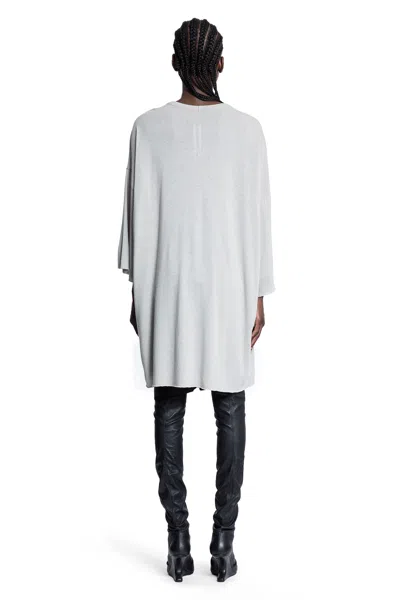 Rick Owens Woman Grey T-shirts & Tank Tops