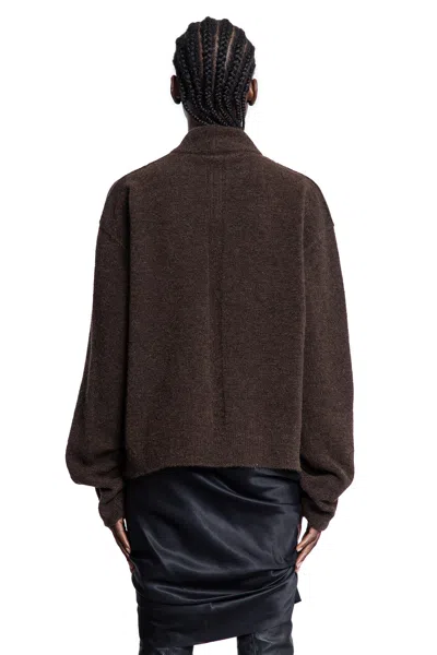 Rick Owens Woman Brown Knitwear