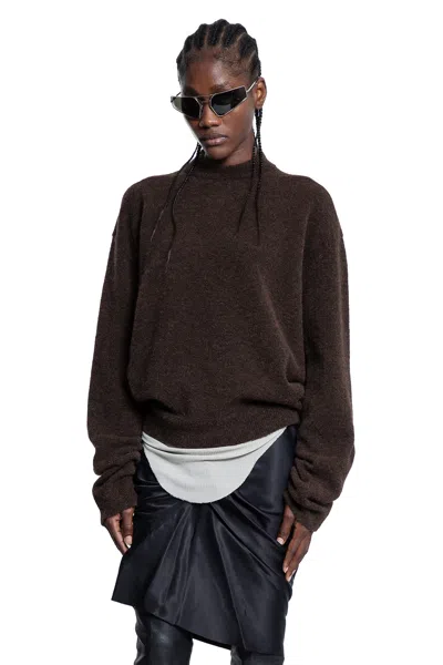 Rick Owens Woman Brown Knitwear