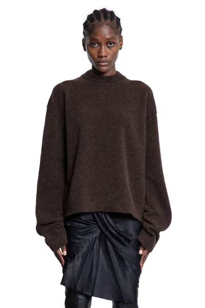 Rick Owens Woman Brown Knitwear