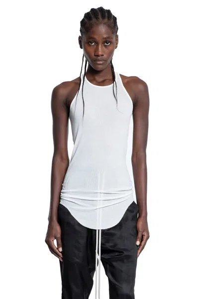 Rick Owens Woman Grey T-shirts & Tank Tops