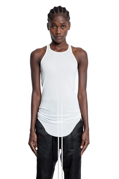 Rick Owens Woman Grey T-shirts & Tank Tops