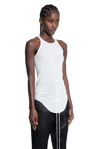 Rick Owens Woman Grey T-shirts & Tank Tops