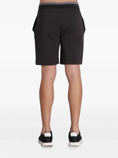 Hugo Boss Drawstring-waist Shorts In Brown