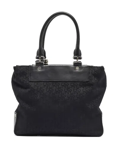 Pre-owned Dkny Vintage Monogram-pattern Tote Bag