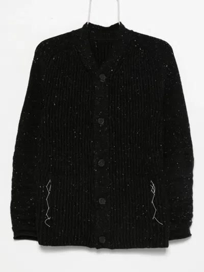 Layer Zero Button-fastening Ribbed Cardigan
