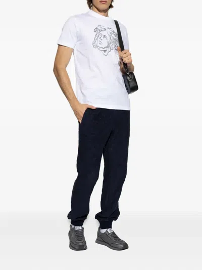 Versace Medusa Study Crystal Embroidered T-shirt