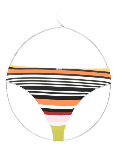 Cala De La Cruz Stripped-pattern Bikini Bottom In Multi