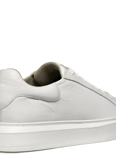 Geox Deiven Lace-up Sneakers In White