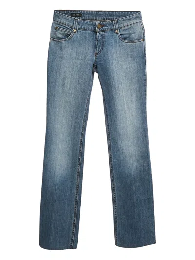 Pre-owned Gucci 2006 Embroidered Jeans