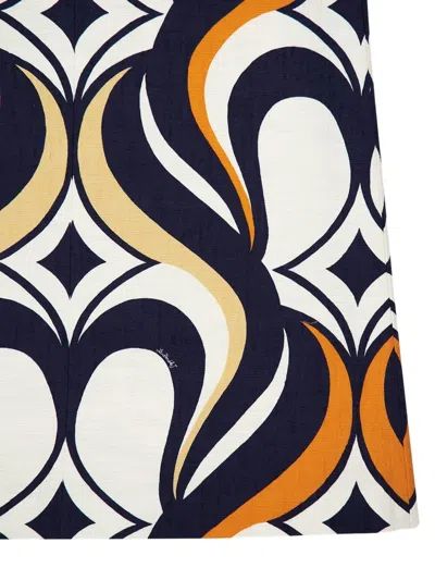 La Doublej Macro-pattern Midi Skirt In Multi