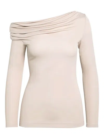 Givenchy One-shoulder Draped Sweater