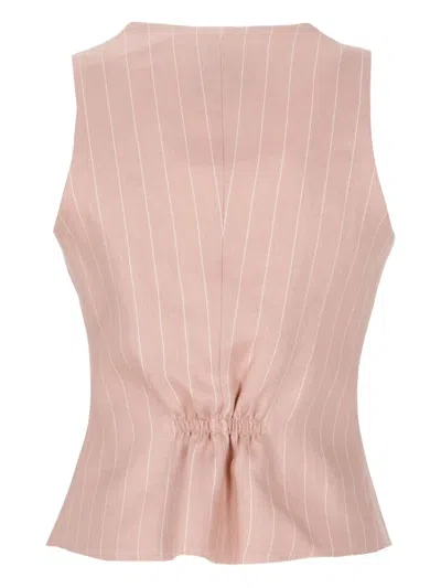 Tagliatore Pinstripe Button-up Waistcoat