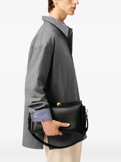Ami Alexandre Mattiussi Medium Carrousel Magnetic-closure Smooth Leather Bag