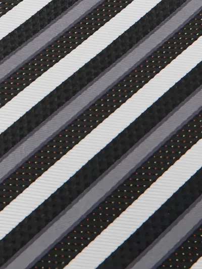 Pre-owned Giorgio Armani Striped Silk Tie