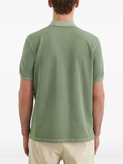 Marc O'polo Cotton Polo Shirt In Green