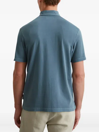 Marc O'polo Cotton Polo Shirt In Blue