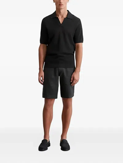 Marc O'polo Linen Shorts In Black