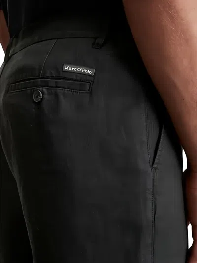 Marc O'polo Linen Shorts In Black