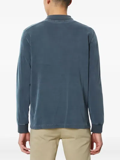 Marc O'polo Long-sleeve Polo Shirt In Blue
