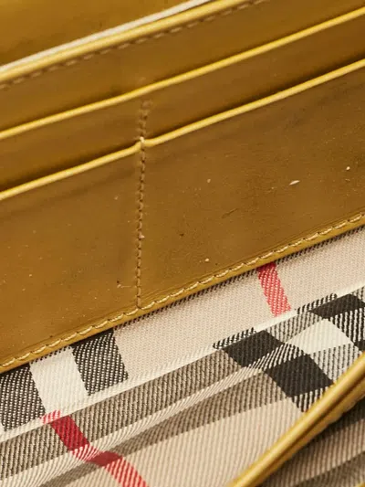 Pre-owned Burberry Leather Wallet