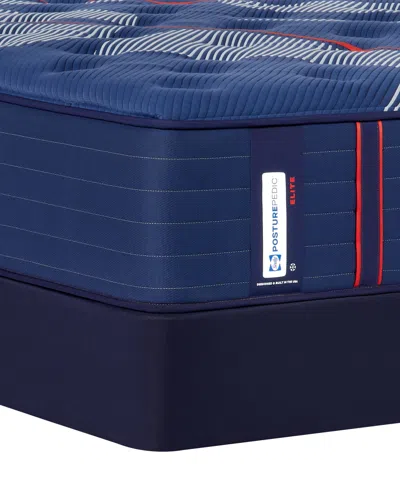 Sealy Posturepedic Elite Brenham Ii 15" Medium Tight Top Mattress Set In Blue